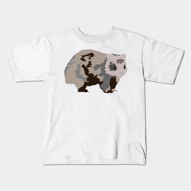 Common Wombat Kids T-Shirt by stargatedalek